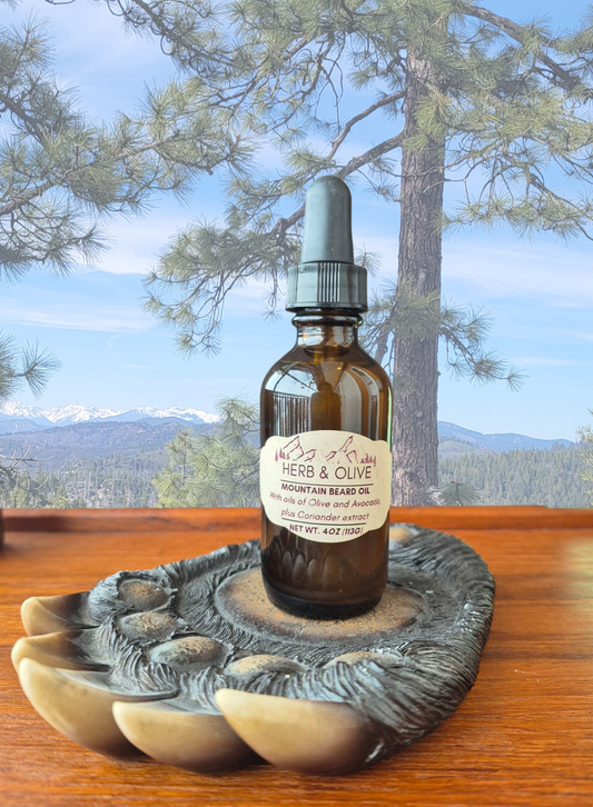 Hair and Beard Oil, Herb and Olive Scent